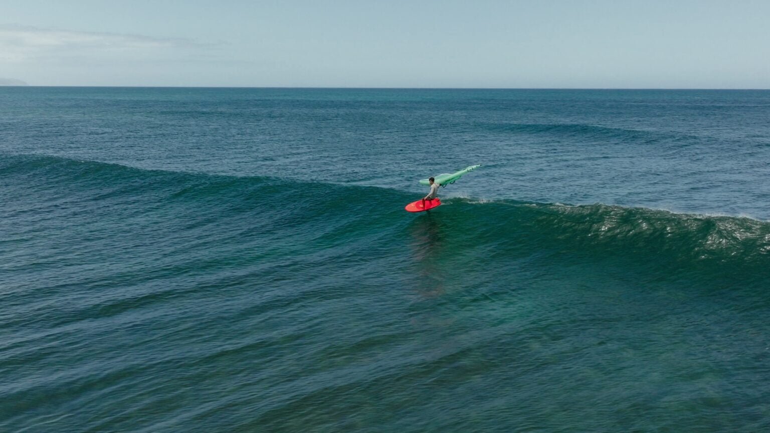 F-One Rocket Mid Length Board Action Keahi